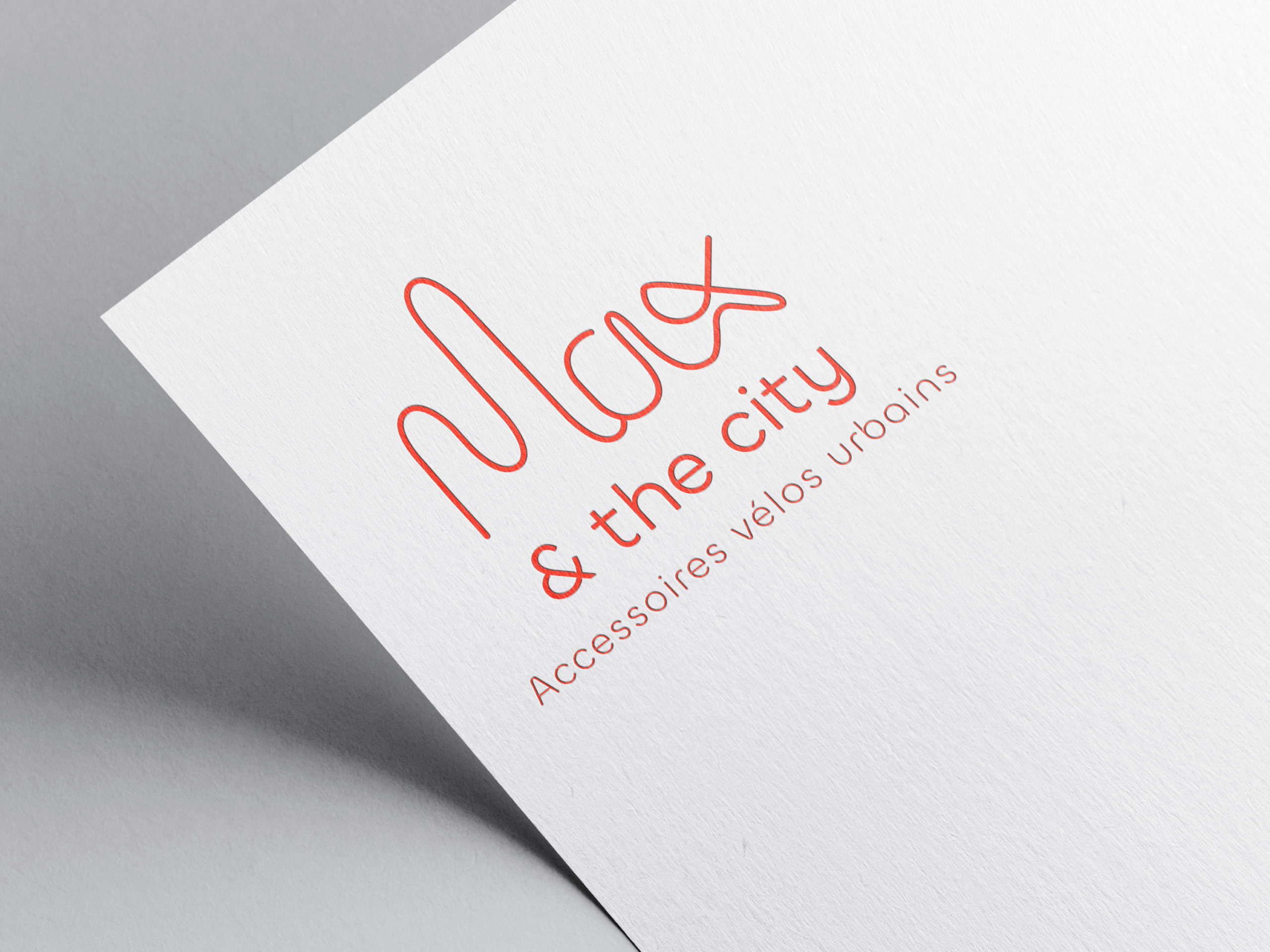 Logo Max & the city mockup