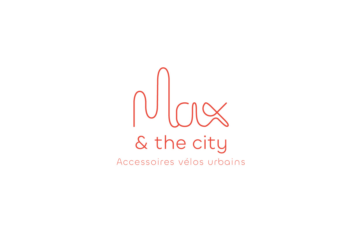 Logo pour la marque d'accessoires de vélos Max & the city